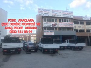 FORD  Transit kamyonet pıck up Araçlara Çeki Demiri Montajı uygulaması -ve araç proje firması usta mühendislik05323118894