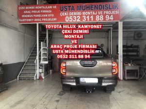 TOYATA HILUX PICK UP KAMYONET  +ÇEKİ DEMİRİ MONTAJI +ARAÇ PROJE FİRMASI
USTA MÜHENDİSLİK
05323118894