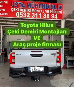 TOYATA HILUX PICK UP KAMYONET  +ÇEKİ DEMİRİ MONTAJI +ARAÇ PROJE FİRMASI
USTA MÜHENDİSLİK
05323118894