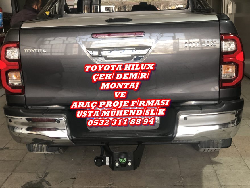 TOYATA HILUX PICK UP KAMYONET  +ÇEKİ DEMİRİ MONTAJI +ARAÇ PROJE FİRMASI
USTA MÜHENDİSLİK
05323118894