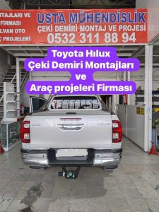TOYATA HILUX PICK UP KAMYONET  +ÇEKİ DEMİRİ MONTAJI +ARAÇ PROJE FİRMASI
USTA MÜHENDİSLİK
05323118894