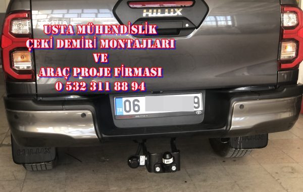 TOYATA HILUX PICK UP KAMYONET  +ÇEKİ DEMİRİ MONTAJI +ARAÇ PROJE FİRMASI
USTA MÜHENDİSLİK
05323118894
