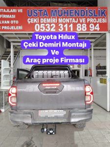 TOYATA HILUX PICK UP KAMYONET  +ÇEKİ DEMİRİ MONTAJI +ARAÇ PROJE FİRMASI
USTA MÜHENDİSLİK
05323118894