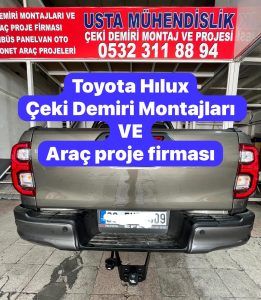 Toyota Hılux »KAMYONET ÇİFT TEK KABİN 4X4/4X2/ ÇEKİ KANCASI DEMİRİ MONTAJI ANKARA » ARAÇ PROJE FİRMASI ANKARA USTA MÜHENDİSLİK 05323118894