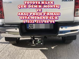 TOYATA HILUX PICK UP KAMYONET  +ÇEKİ DEMİRİ MONTAJI +ARAÇ PROJE FİRMASI
USTA MÜHENDİSLİK
05323118894