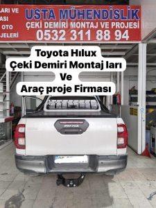 Toyota Hılux » KAMYONET ÇİFT TEK KABİN 4X4/4X2/ ÇEKİ KANCASI DEMİRİ MONTAJI ANKARA » ARAÇ PROJE FİRMASI ANKARA USTA MÜHENDİSLİK 05323118894